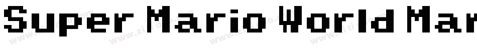 Super Mario World Mario字体转换